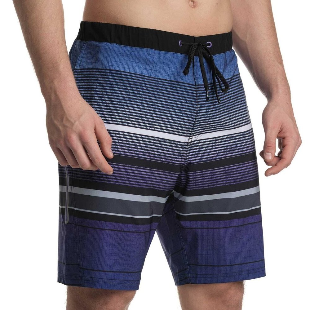 ZeroXposur Men's UPF 50+ Sun Protection Quick Dry Swim Trunks Size XXL Purple